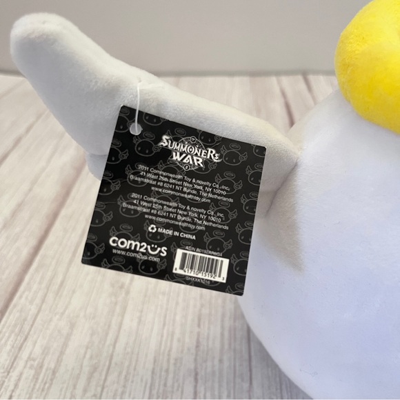 Summoners War White Light Angelmon Monster Angels Plush Doll Toy Japan 6"Hx10W" - Picture 10 of 11